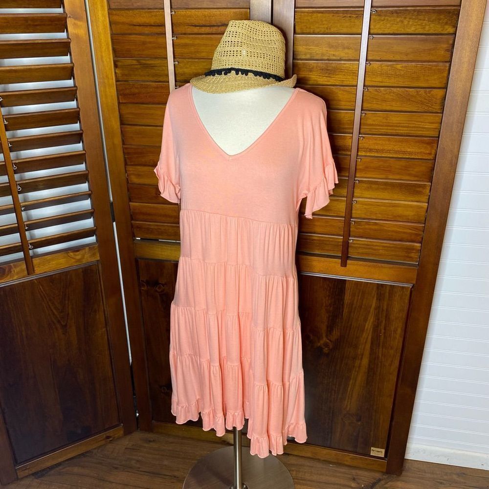 Pantone Peach Tier Dress​